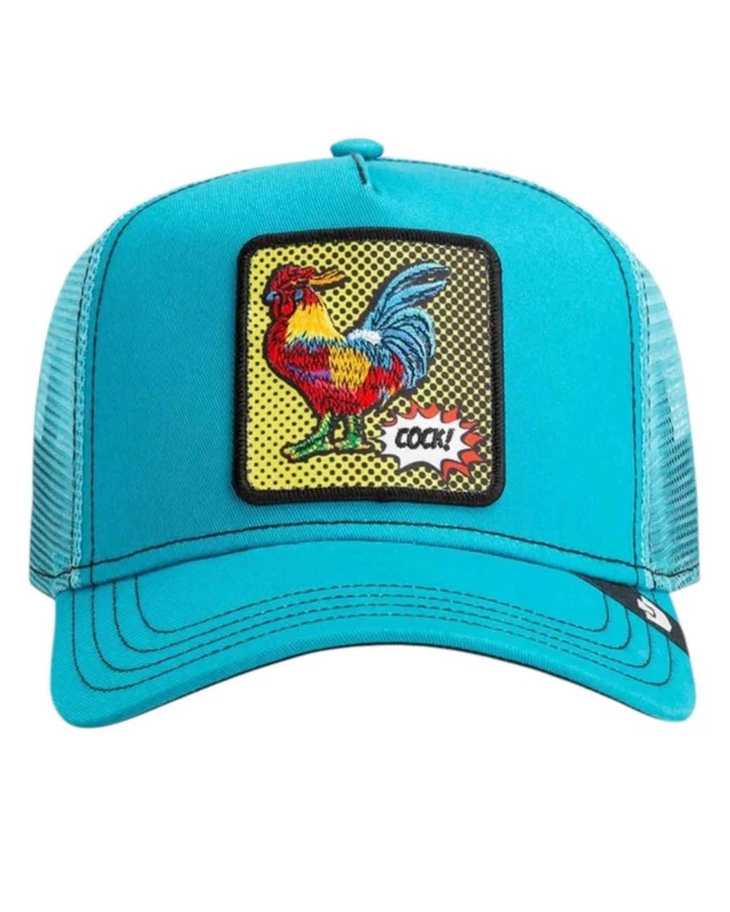 Goorin Bros Blue Original Trucker Pop Art Rooster