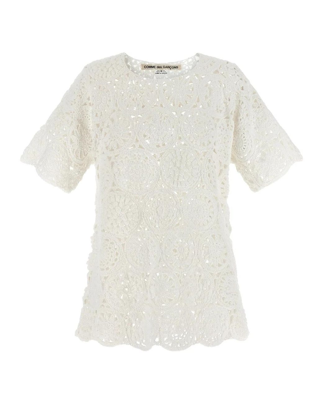 Comme des Garçons White Cotton T-Shirt