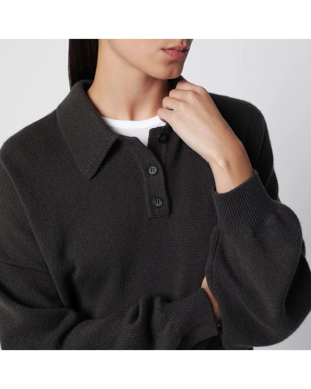 Lisa Yang Black Dark Etta Cashmere Sweater