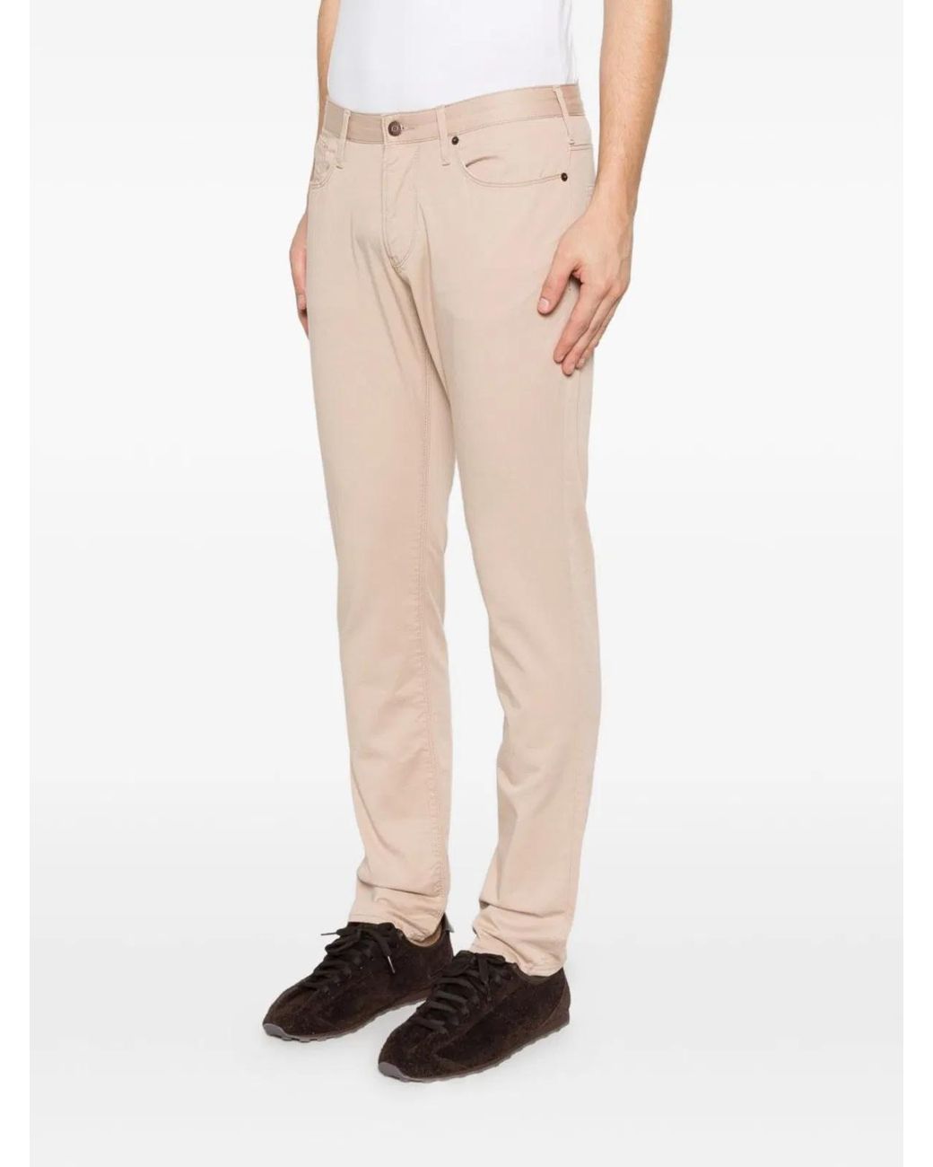Emporio Armani Gray Denim Cotton Jeans for men