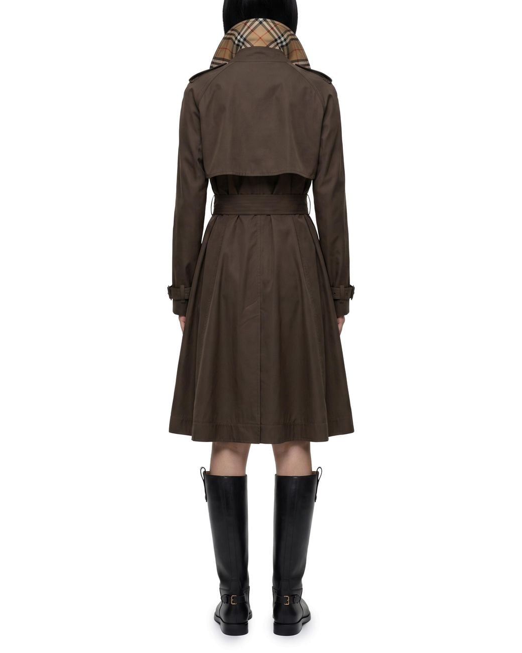 Burberry Black Pembury Cotton Gabardine Trench Coat