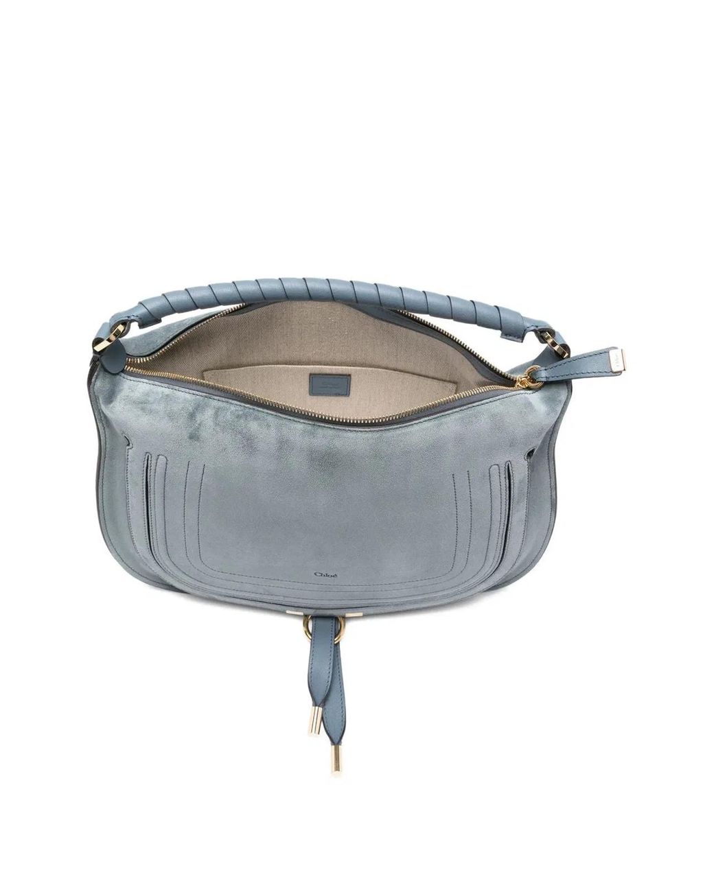 Chloé Gray Medium Top-Handle Shoulder Bag