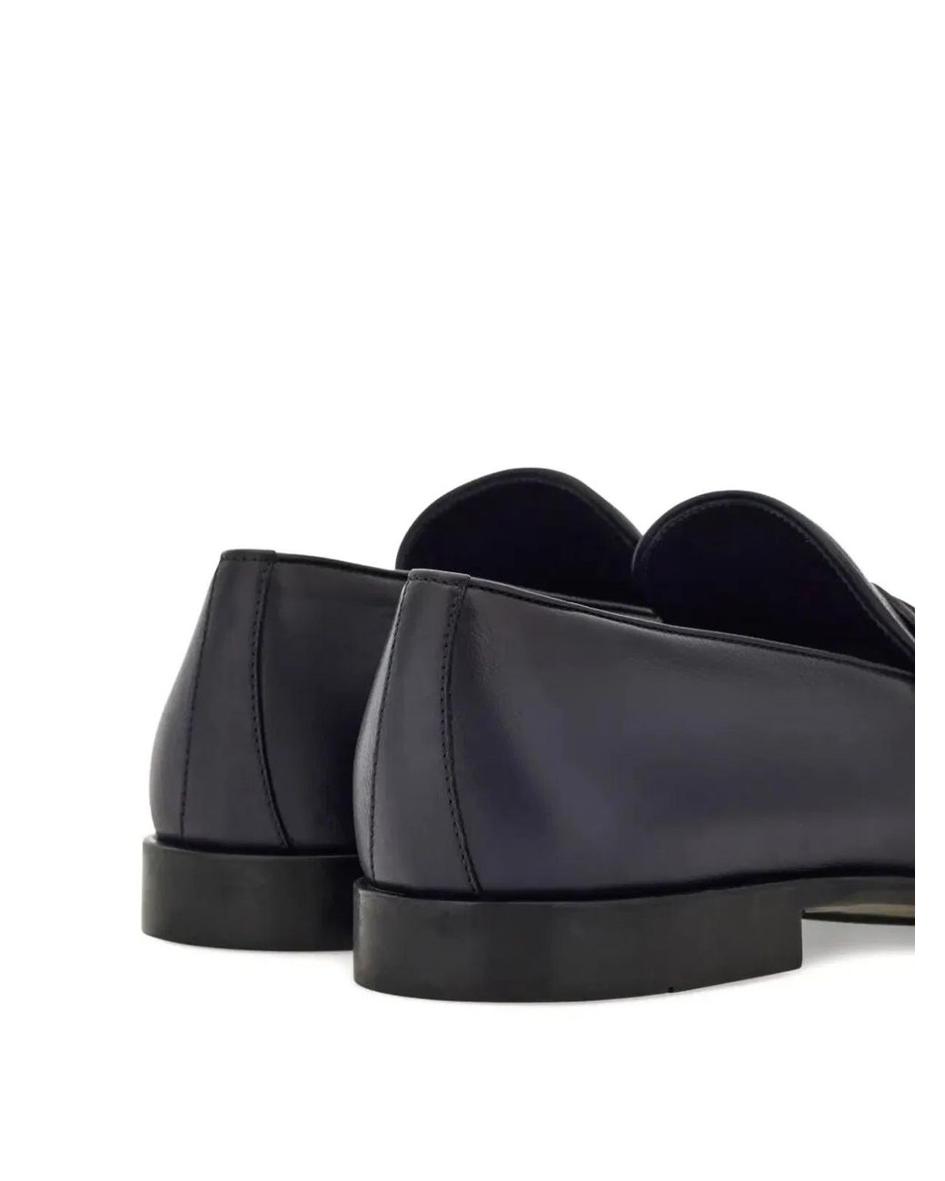 Ferragamo Gray Desio Shaded Leather Loafers for men