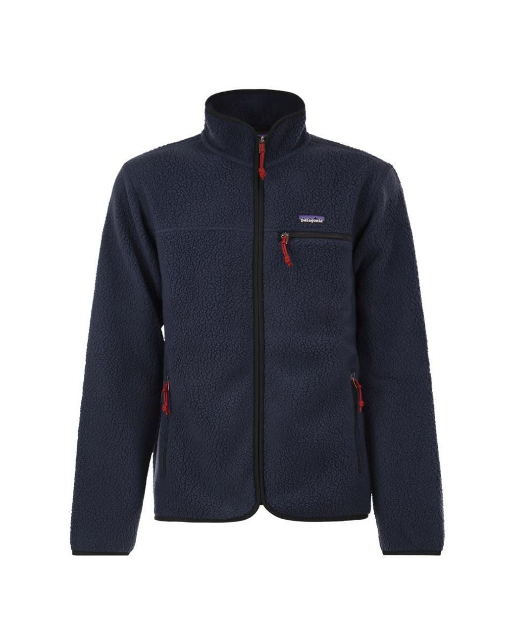 Patagonia Blue Retro Pile Fleece Jacket for men