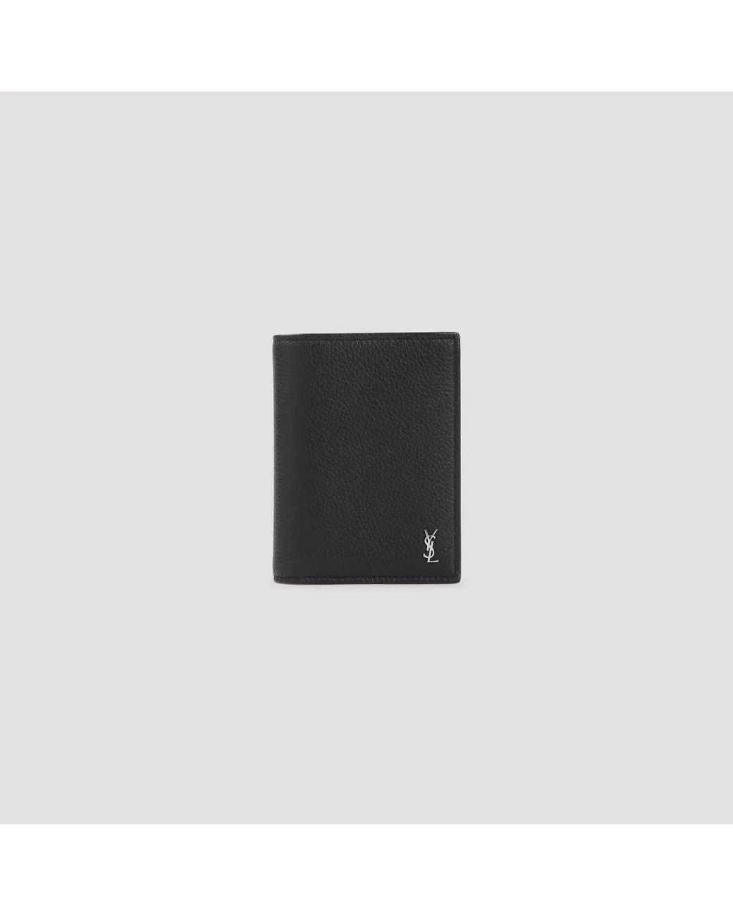 Saint Laurent Black Ysl Wallet for men