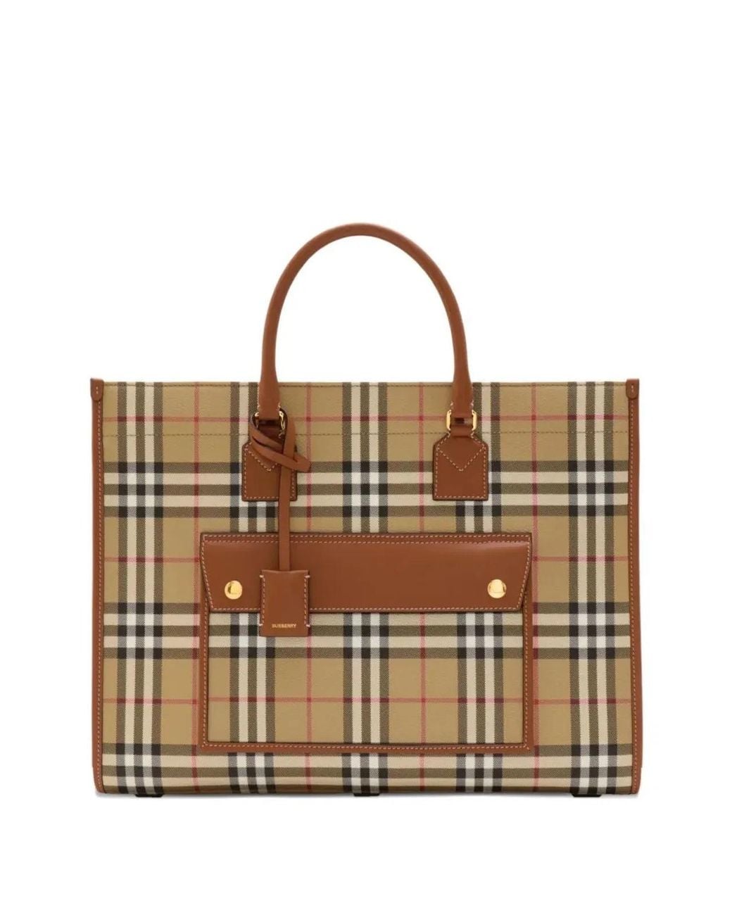 Burberry Brown Medium Freya Tote