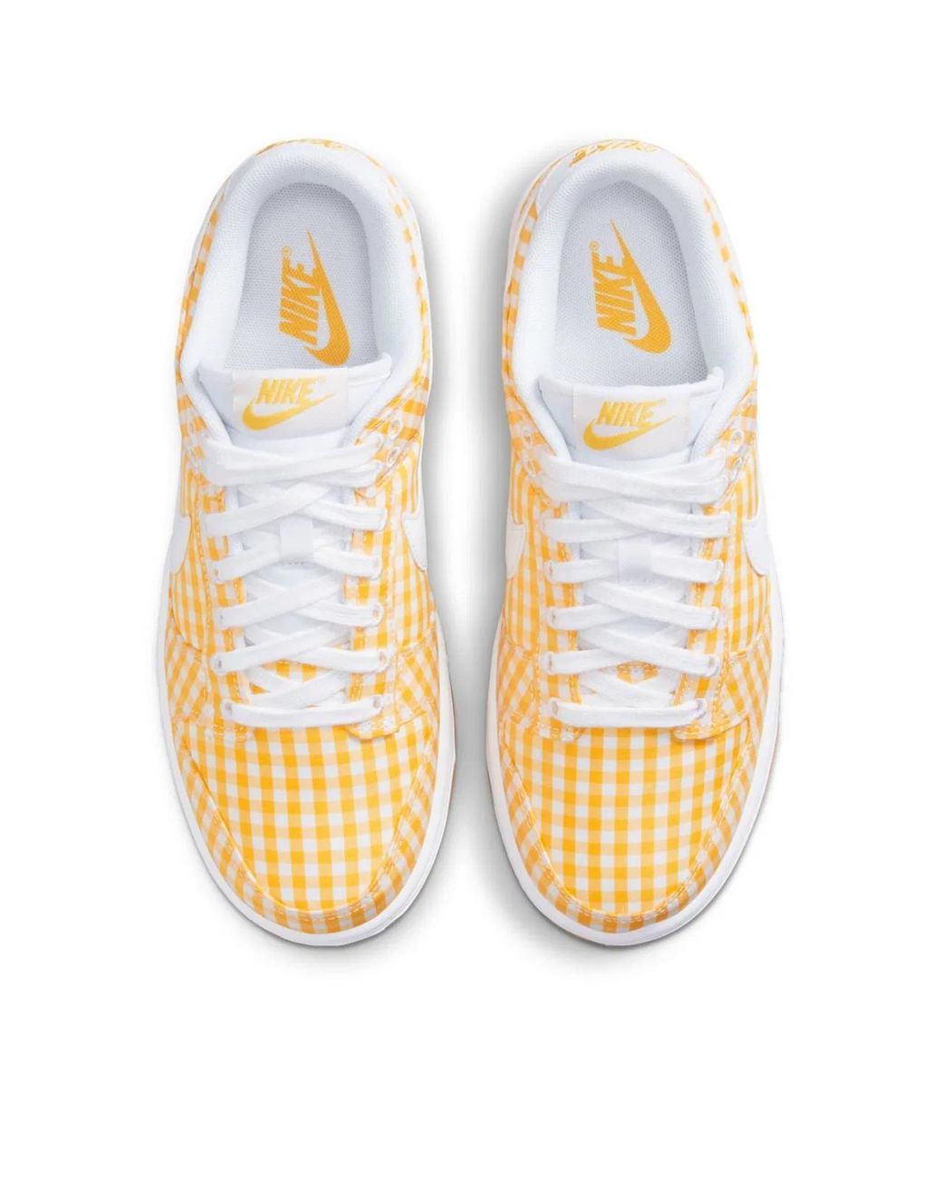 Nike Yellow Dunk Low Ewt 'Gingham' Sneakers