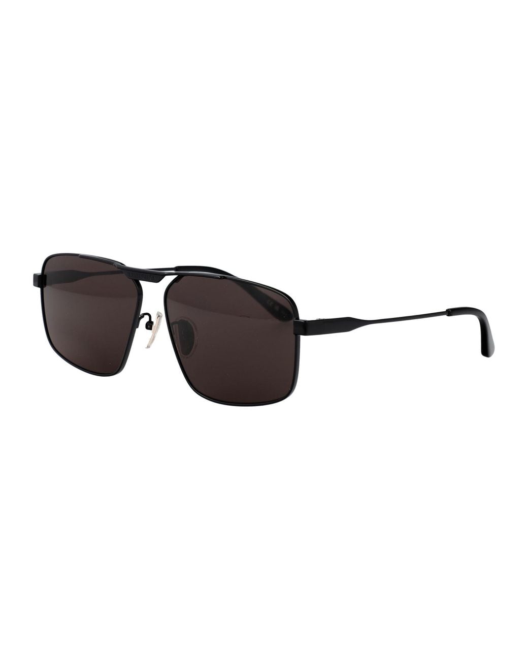 Balenciaga Brown Metal Sunglasses