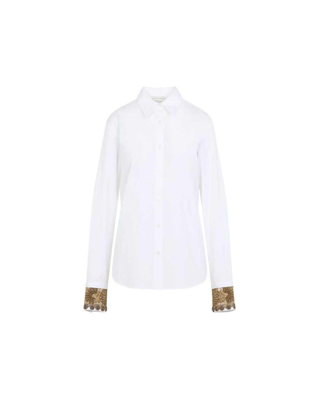 Dries Van Noten White Chloris Shirt