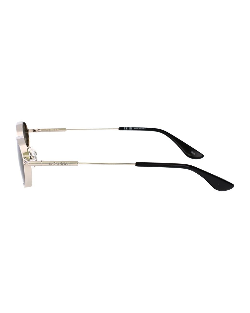 McQueen Metallic Metal Sunglasses