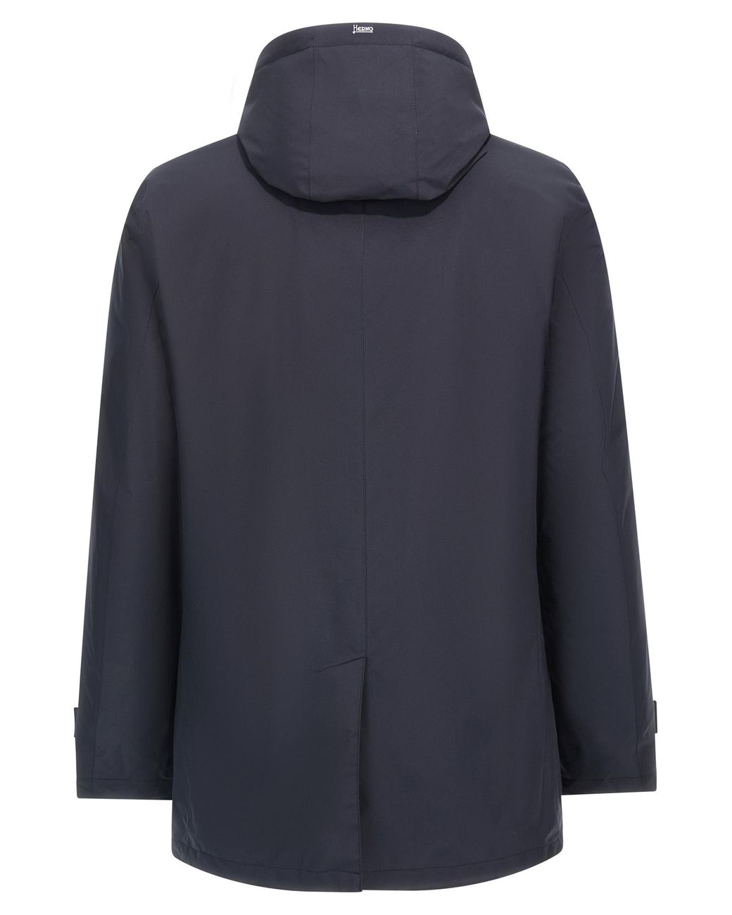 Herno Blue Removable Hood Parka for men