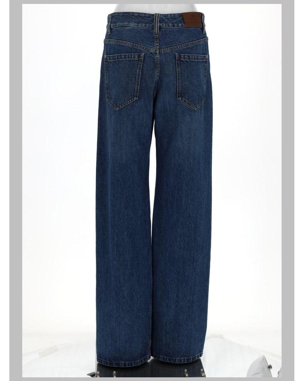 Brunello Cucinelli Blue Pantalone "Contemporary Loose"