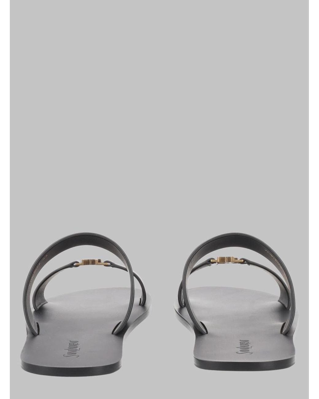 Saint Laurent Metallic Sandalo "Babylone" for men