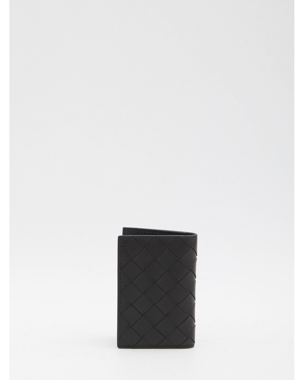 Bottega Veneta White Portacarte Intrecciato Con Patta for men
