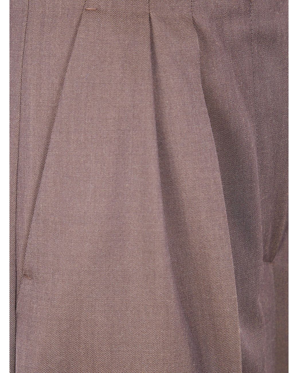 Max Mara Brown "Mxmquorum" Iconic Classic Trousers