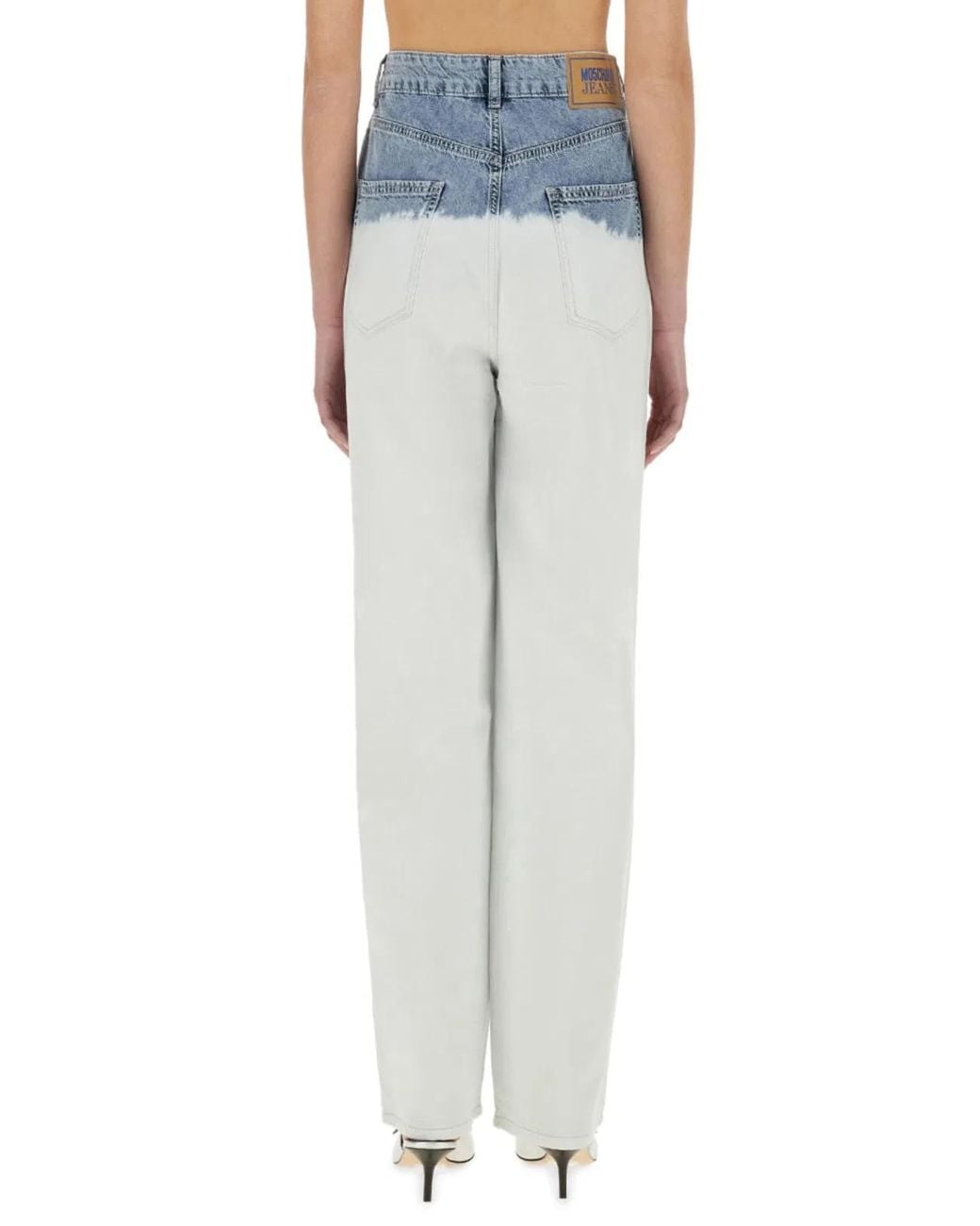Moschino Blue Twocolour Jeans
