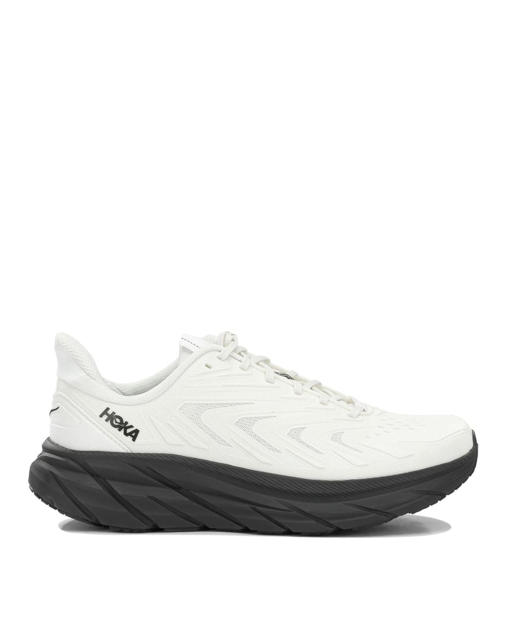 Hoka One One White "Clifton Utl" Low-Top Sneakers for men