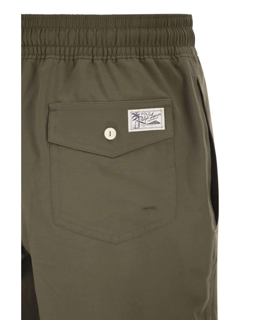Polo Ralph Lauren Green Traveler Classic 14.6 Cm Beach Boxers for men