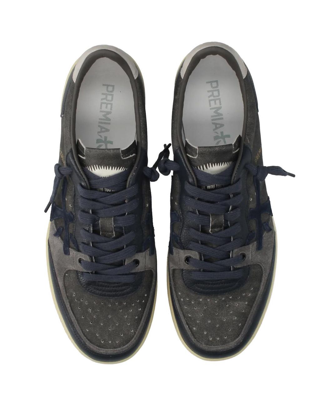 Premiata Blue Sneakers "Bskt Clay" for men