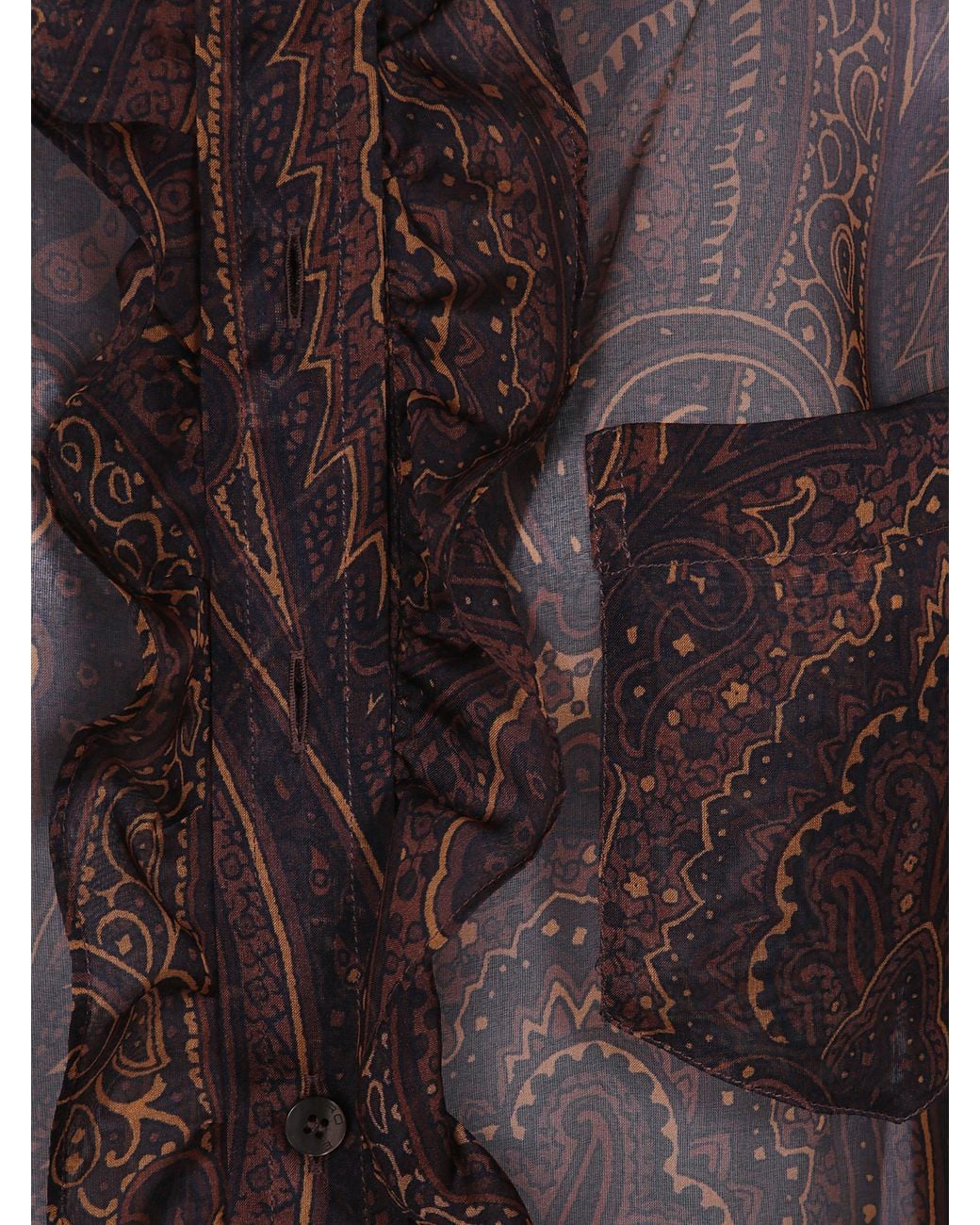 Etro Brown Light Shirt