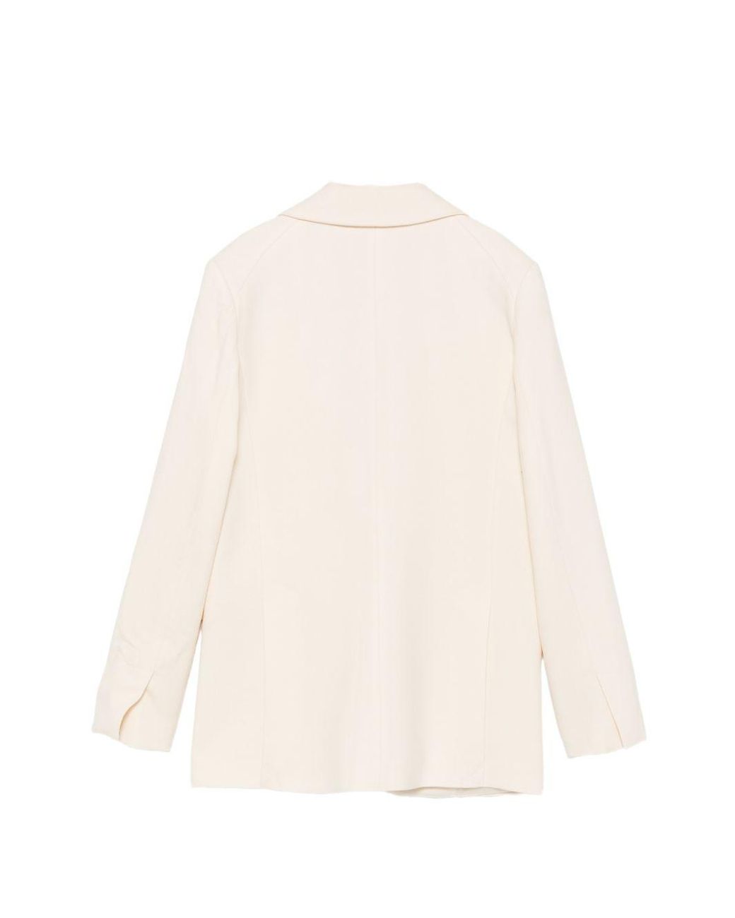 Semicouture White Ebony Wool Jacket