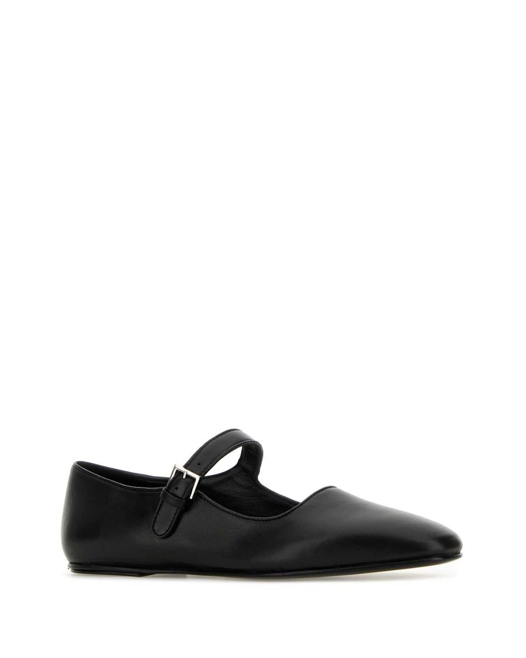 The Row Black Ava Mary Jane Shoes