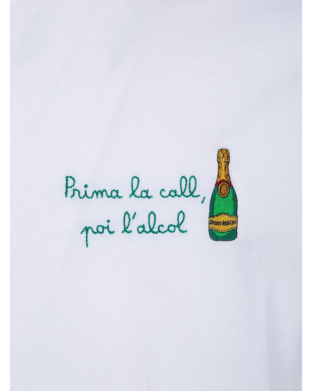 Mc2 Saint Barth White "Portofino Prima Call" T-Shirt for men