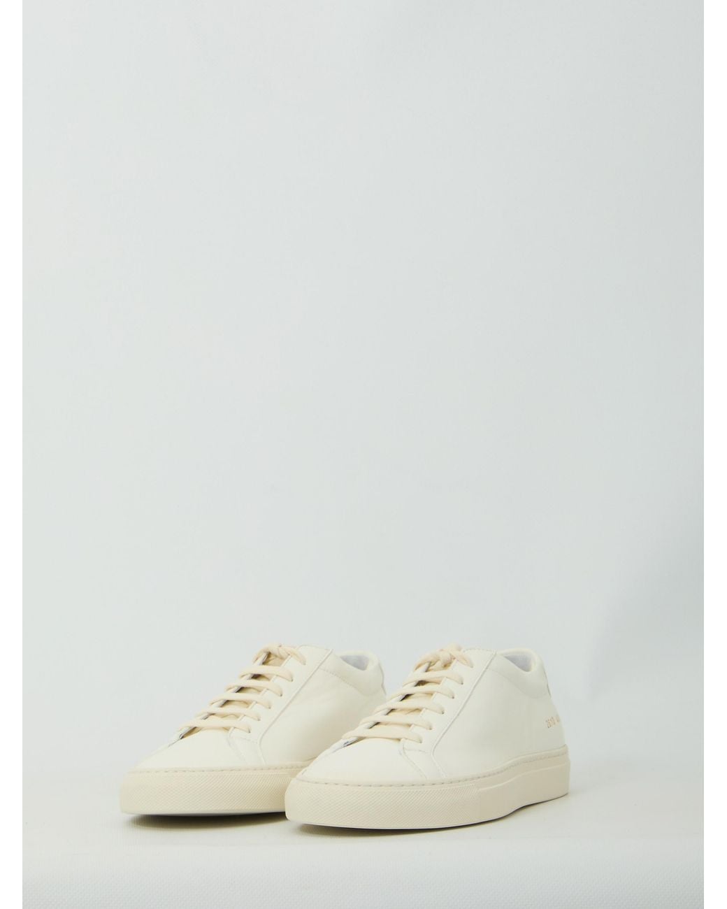 Common Projects White Off Achilles Premium Sneakers for men