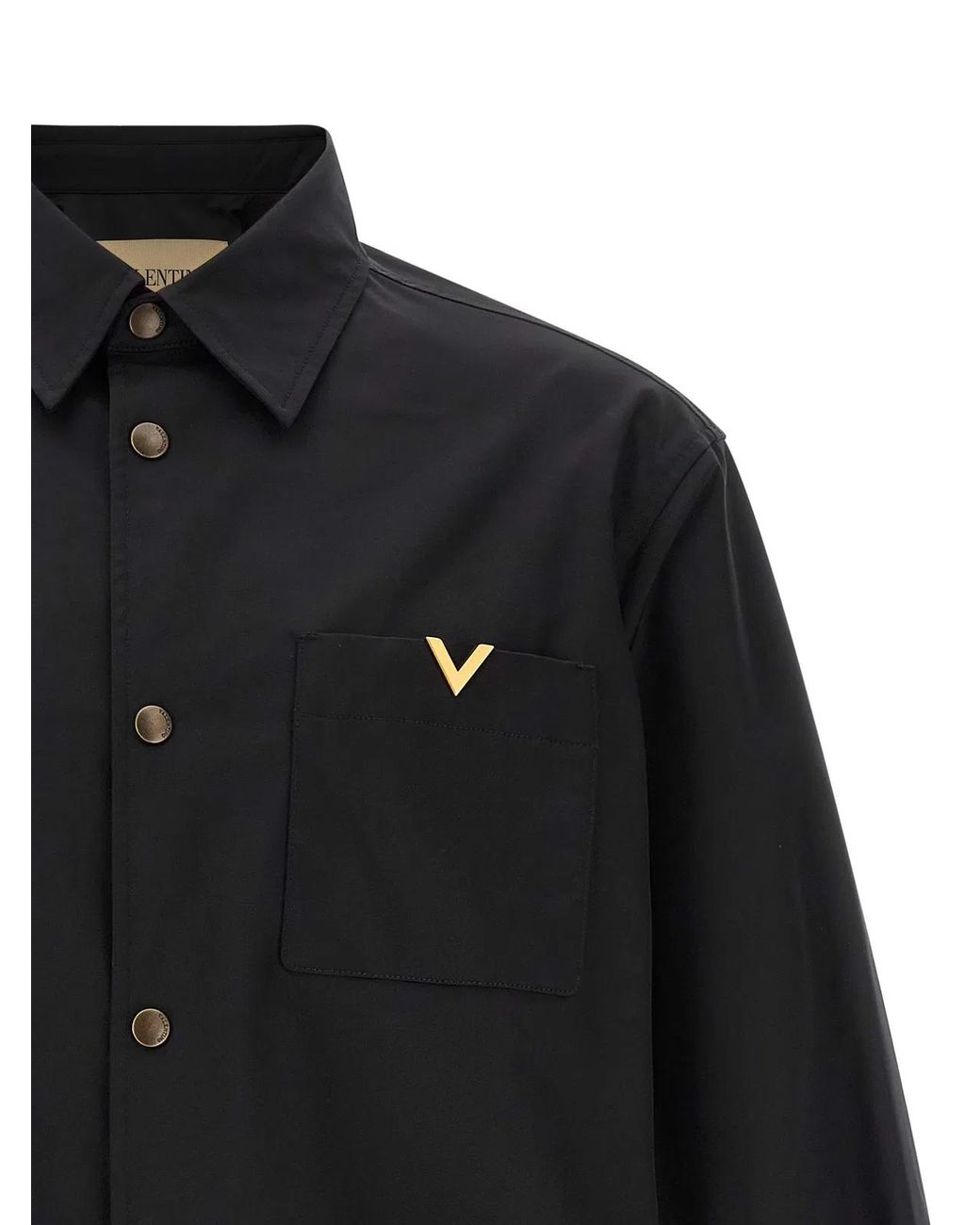 Valentino Garavani Black Overshirt for men