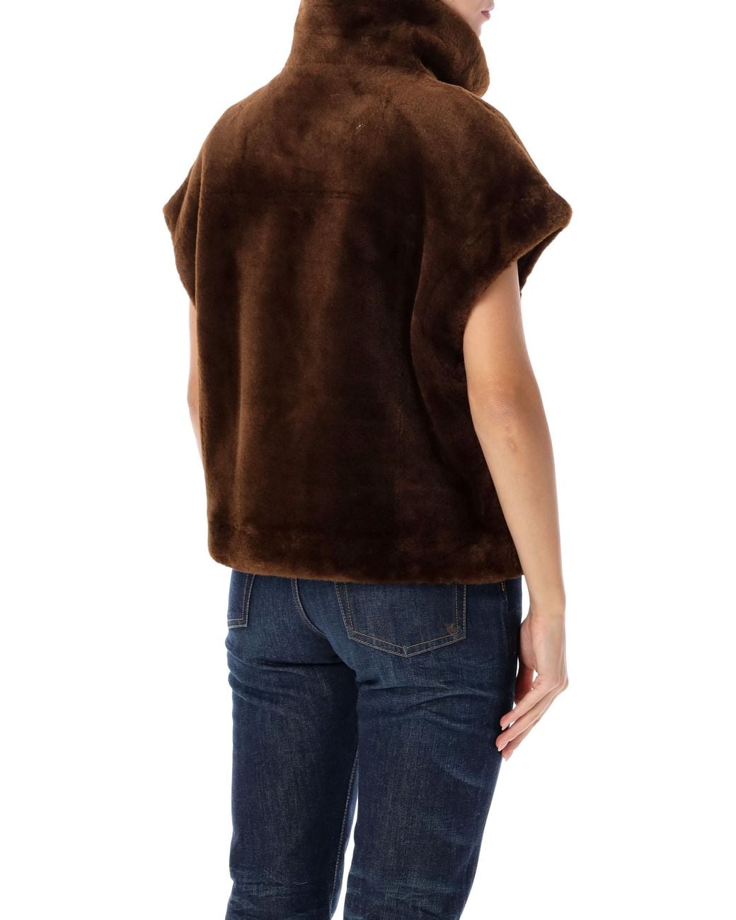 Urbancode Black Vest Faux Fur