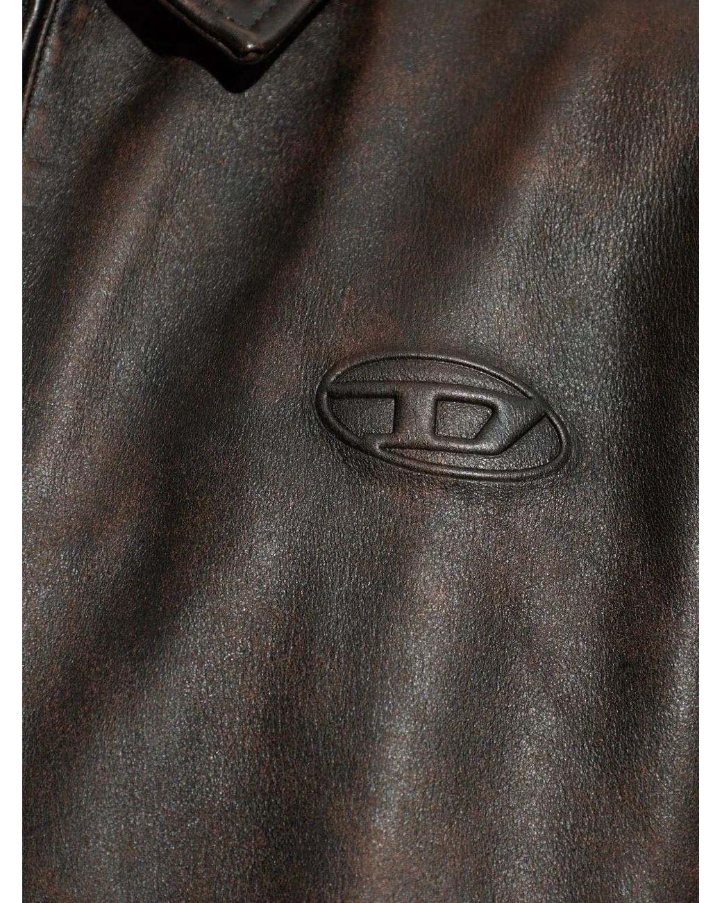 DIESEL Black Cotton Jacket for men