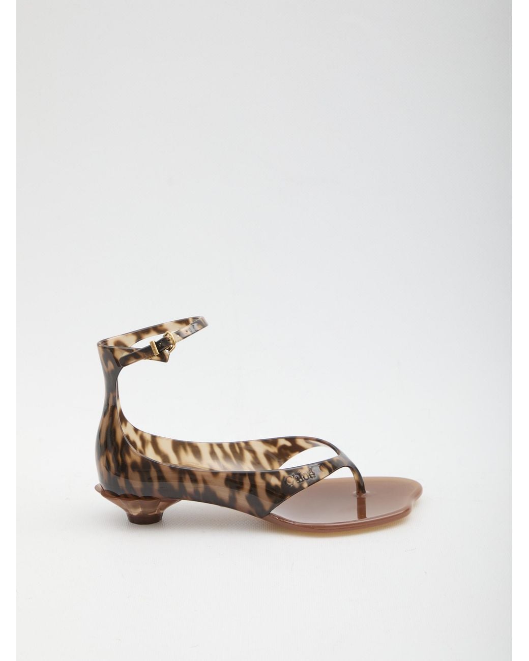 Chloé White Jelly Sandals