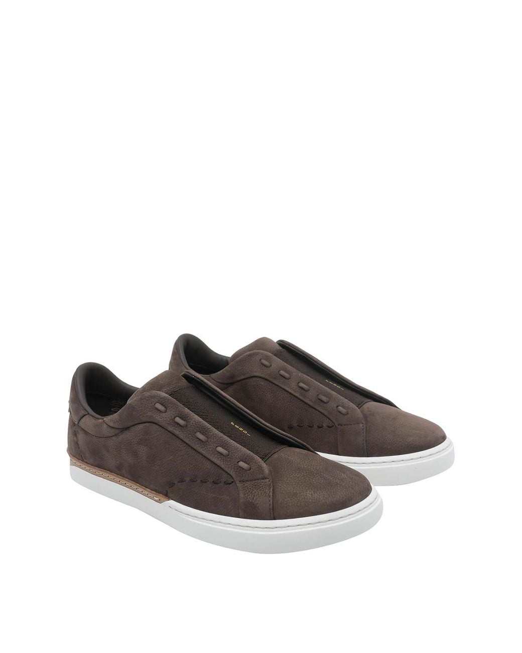 Fendi Brown City Sneakers for men