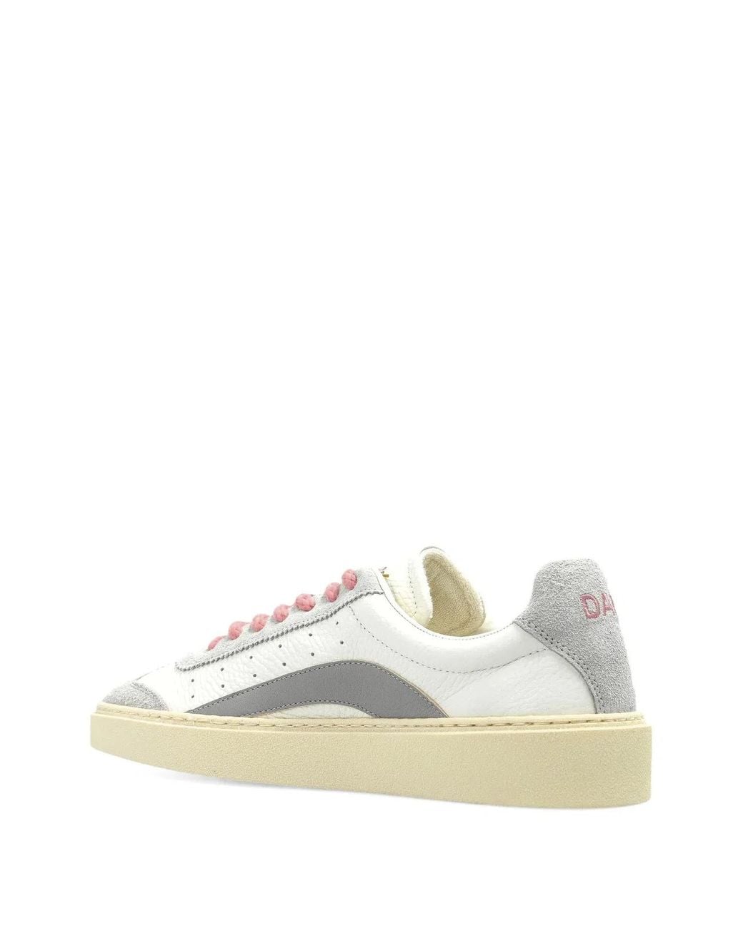 DSquared² Gray Leather Sneakers