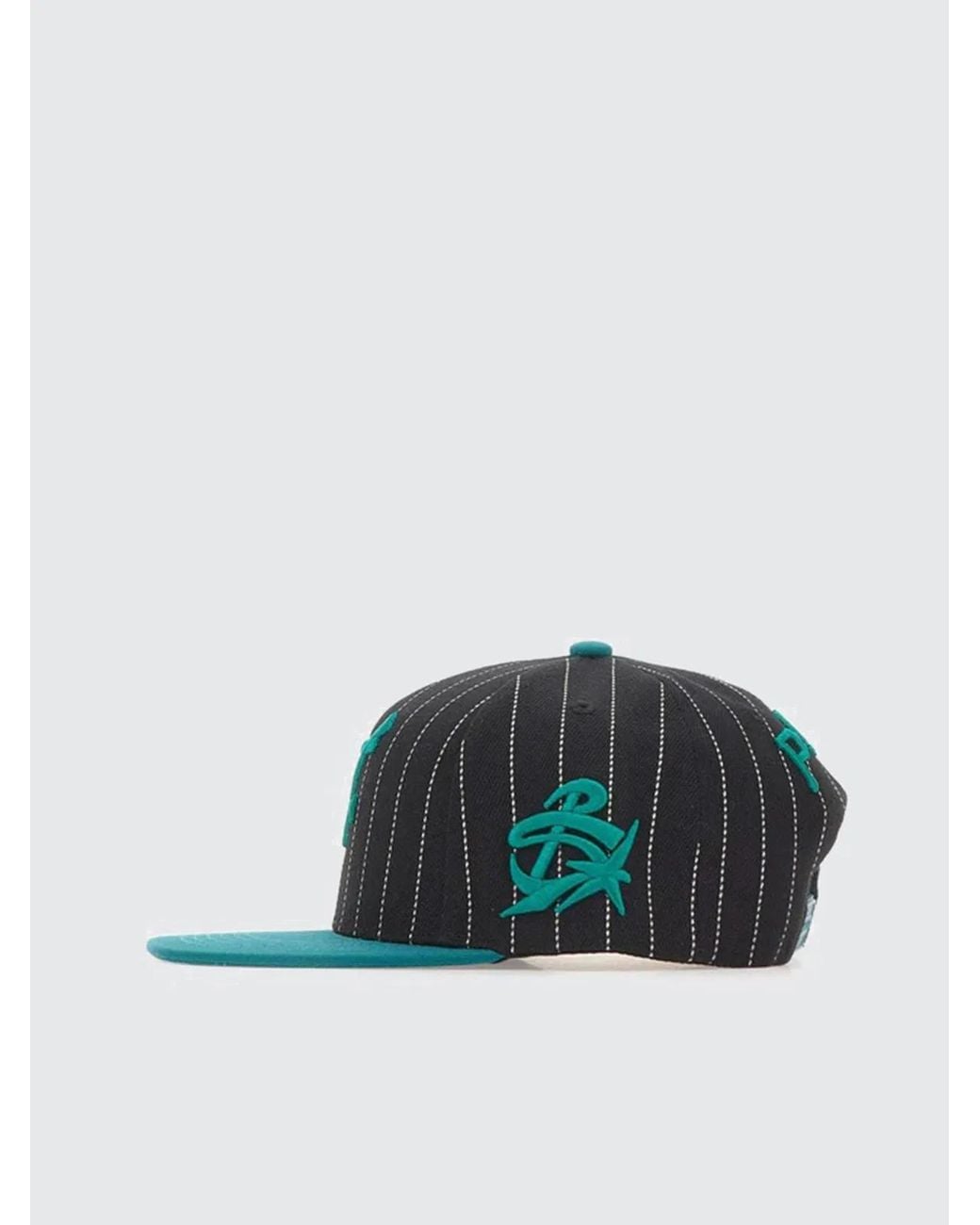 PDF Green Pinstripe Baseball Cap for men