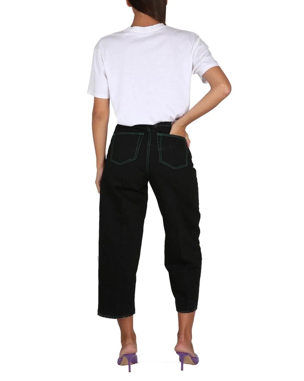 Department 5 Black Margie Pants