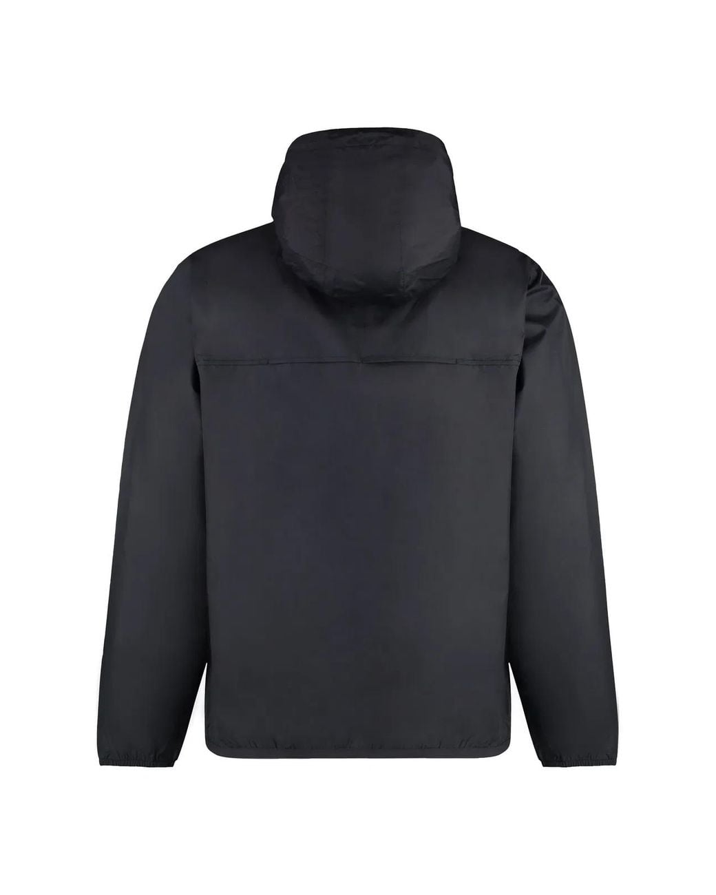 K-Way Blue Claude Hooded Nylon Jacket for men
