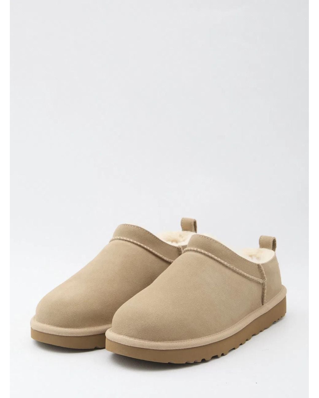 Ugg White Classic Micro