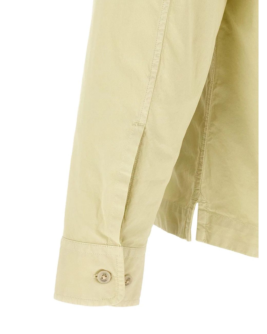 C P Company Yellow 'Lens' Overshirt for men