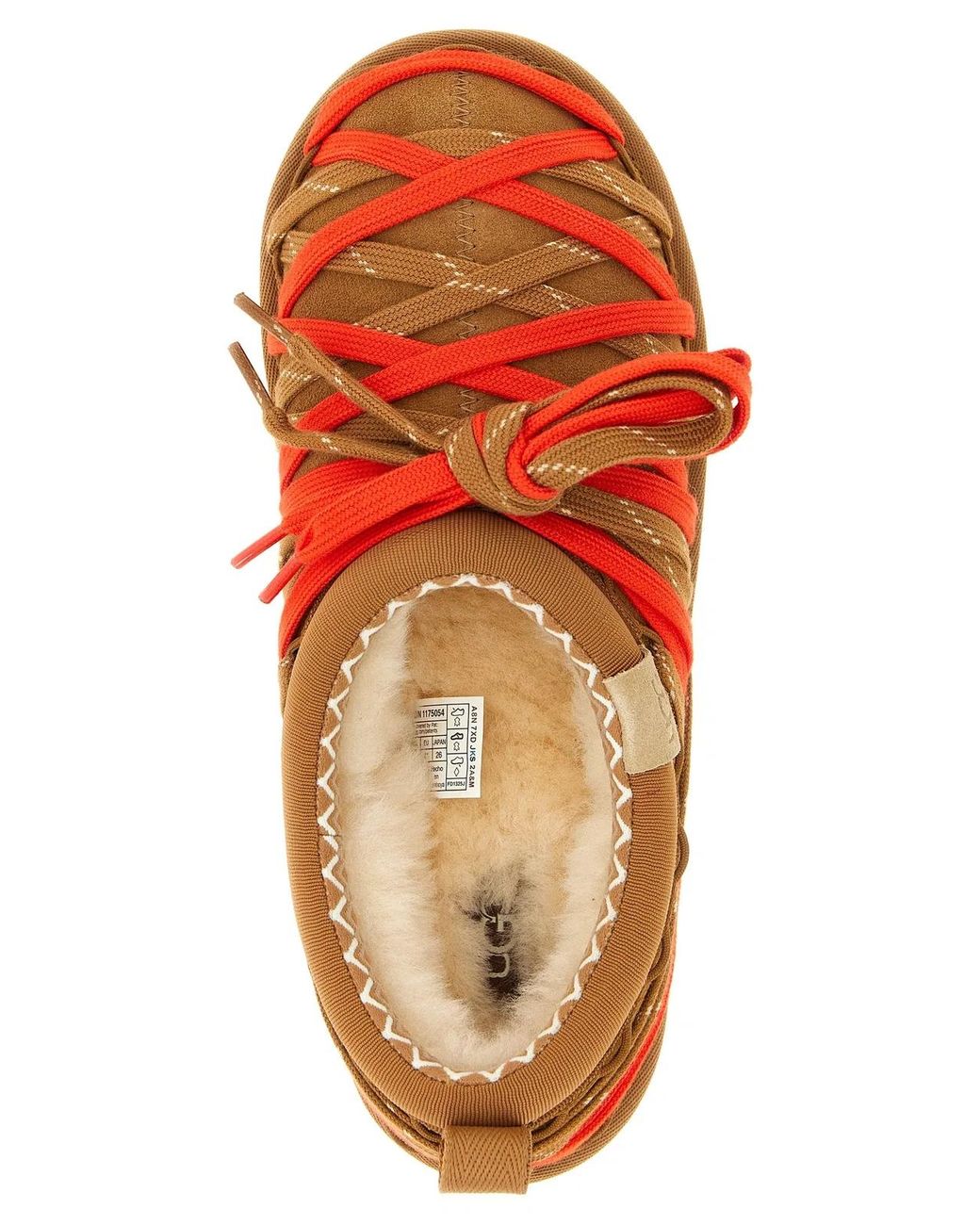 Ugg Red 'Tasman Lace' Sabots for men