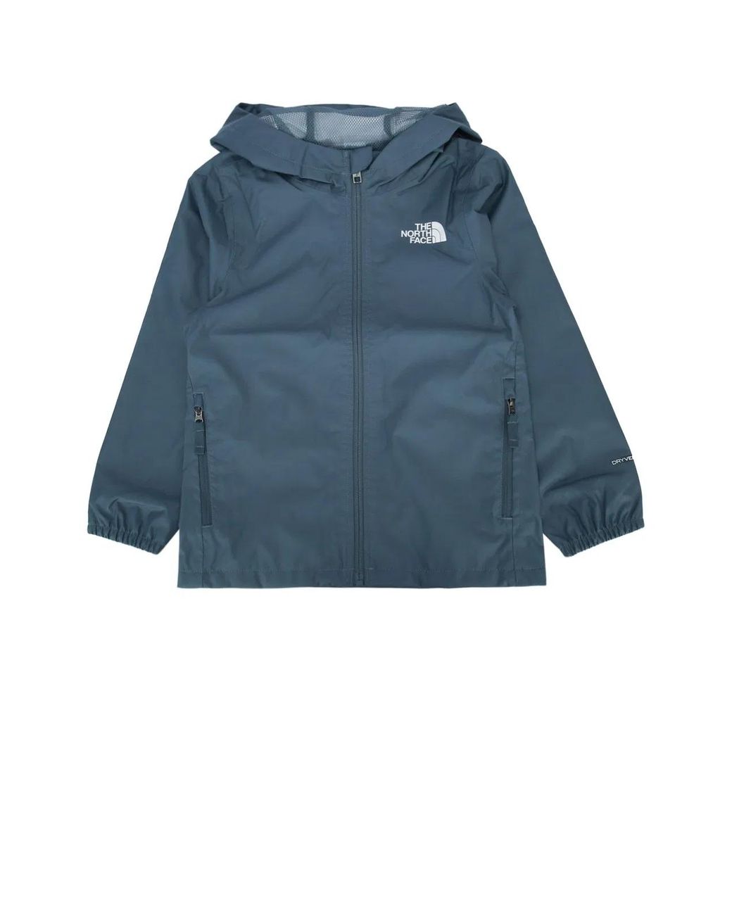 The North Face Blue Teen Zipline Rain Jacket