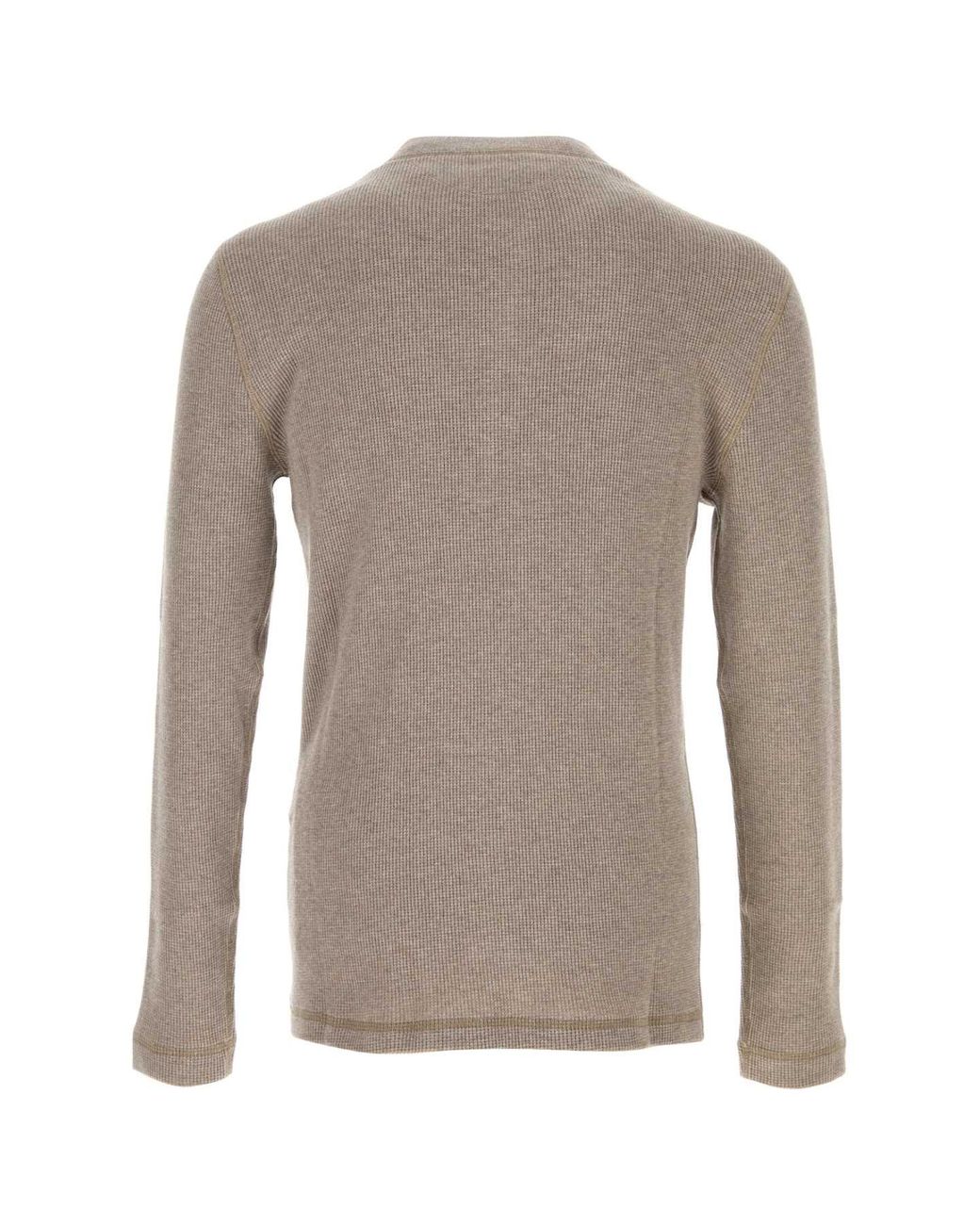 Brunello Cucinelli Gray Cotton-Cashmere T-Shirt For for men