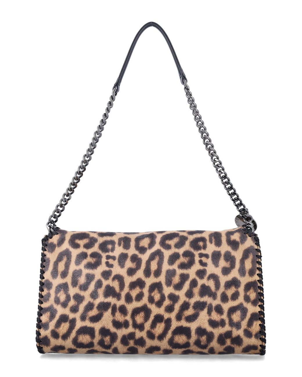Stella McCartney Metallic Falabella Leopard Messenger