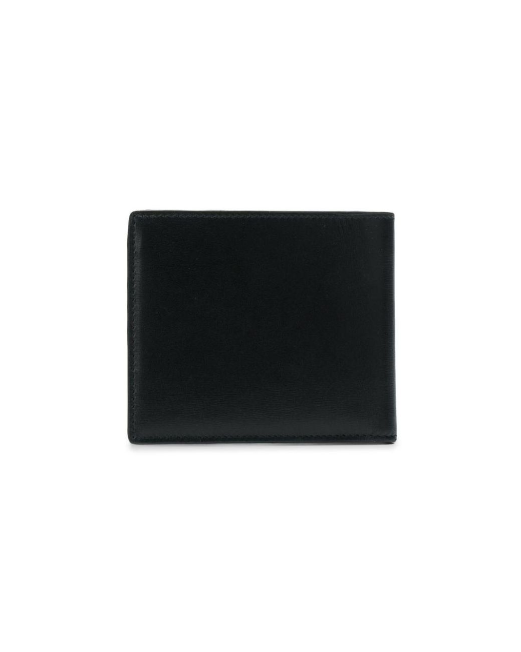 Saint Laurent Black Cassandre East/West Leather Wallet for men