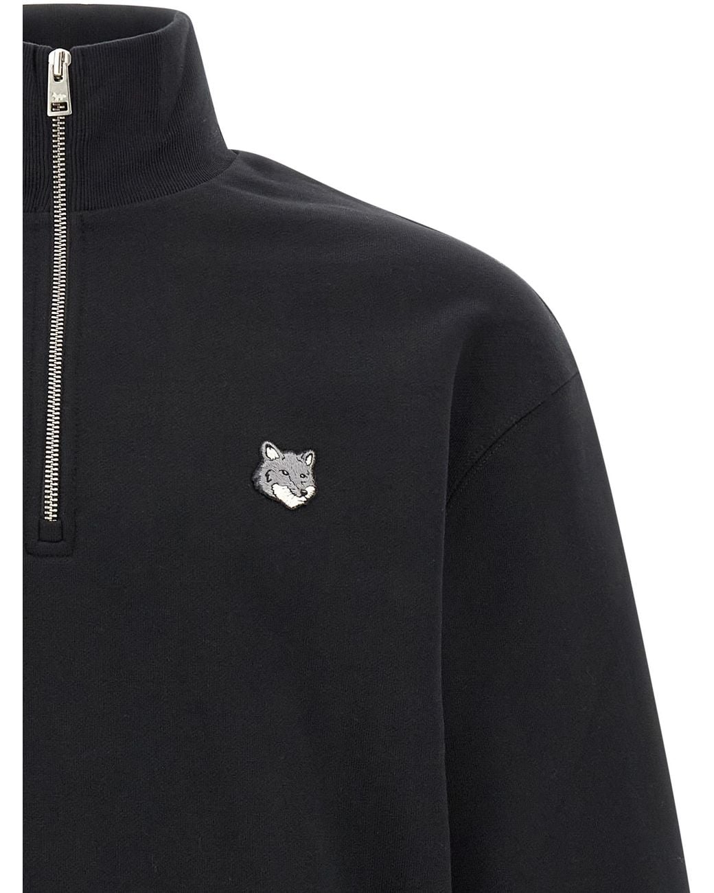 Maison Kitsuné Blue 'Fox Head' Sweatshirt for men