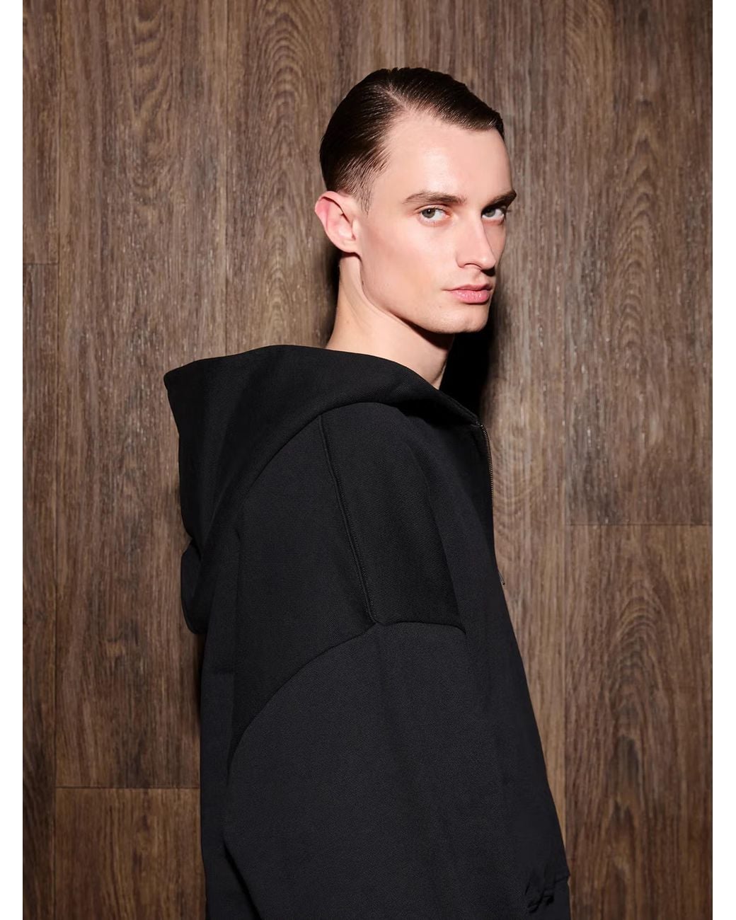 Entire studios Brown Thermal Hood for men