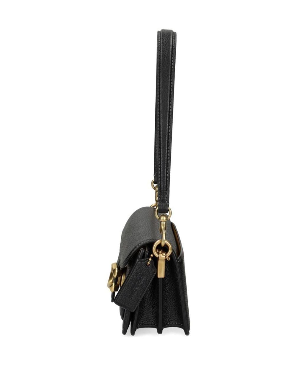 COACH Black Tabby 20 Leather Crossbody Bag