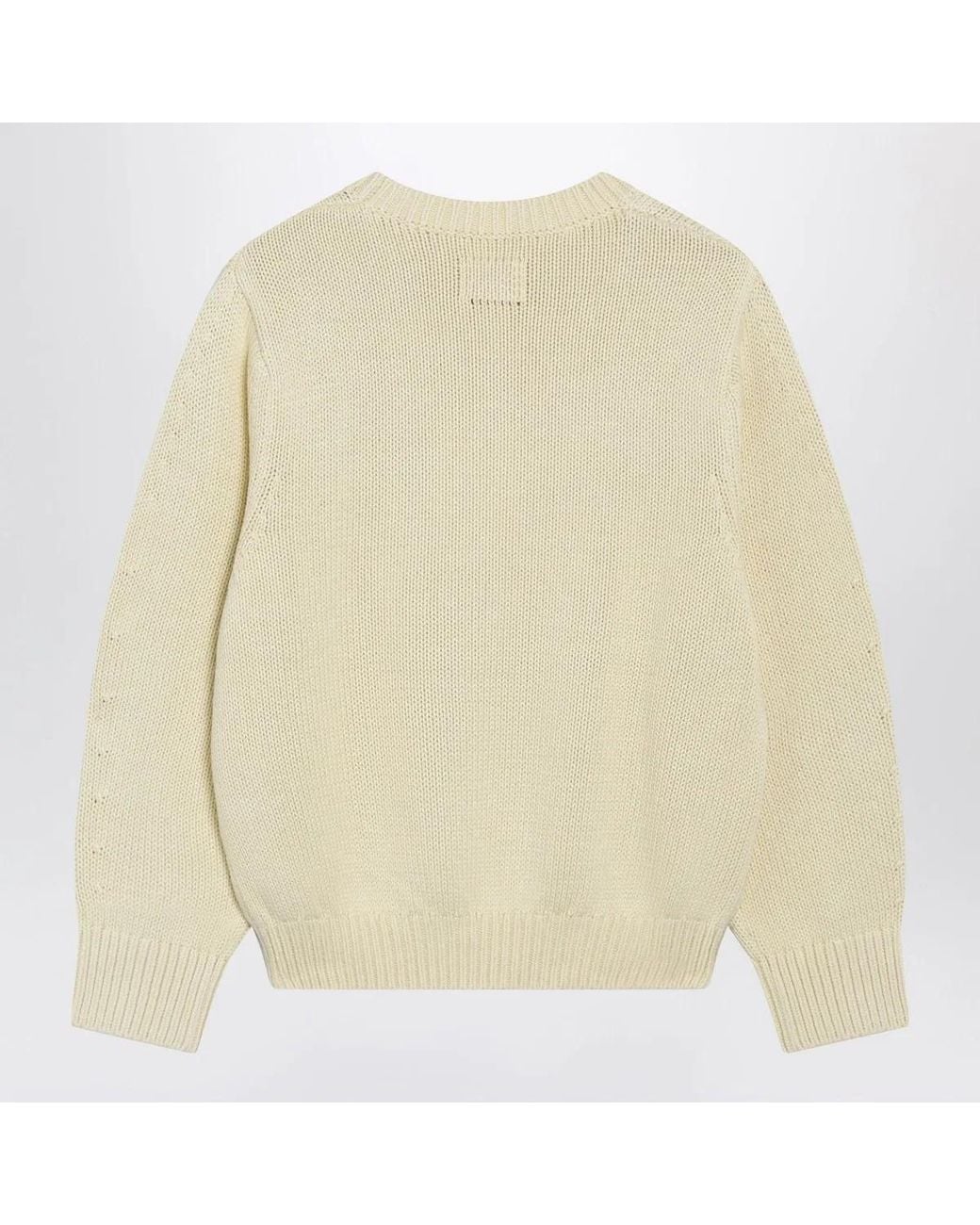 Totême Natural Oversized Crewneck Sweater