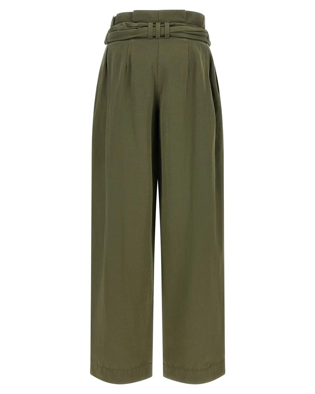 Balmain Green High Waist Pants