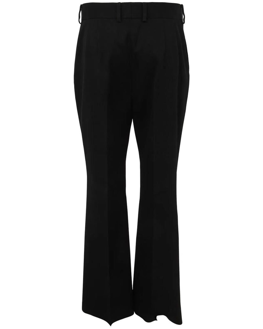 Lanvin Black Tuxedo Cigarette Trousers for men